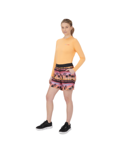 Sea‑Doo Ladies’ Classic 6" Boardshort Black with Graphics 2024 (New Color)