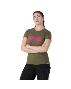 Can-Am LADIES’ Signature T-shirt Army Green