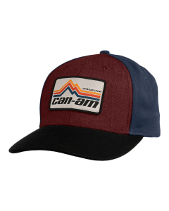 Can-Am UNISEX Curved Cap One size Burgundy 2024