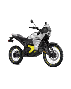 Can-Am ORIGIN El Motorcykel 35 kW 73 Sterling Silver 10.25 Skärm Passagerarsäte