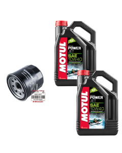 Motul Powerjet Kawasaki 4-takt servicesats med orginal oljefilt